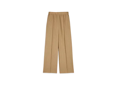 Jil Sander Wool Blend Pinstripe Trousers "Strawberry Whirl"