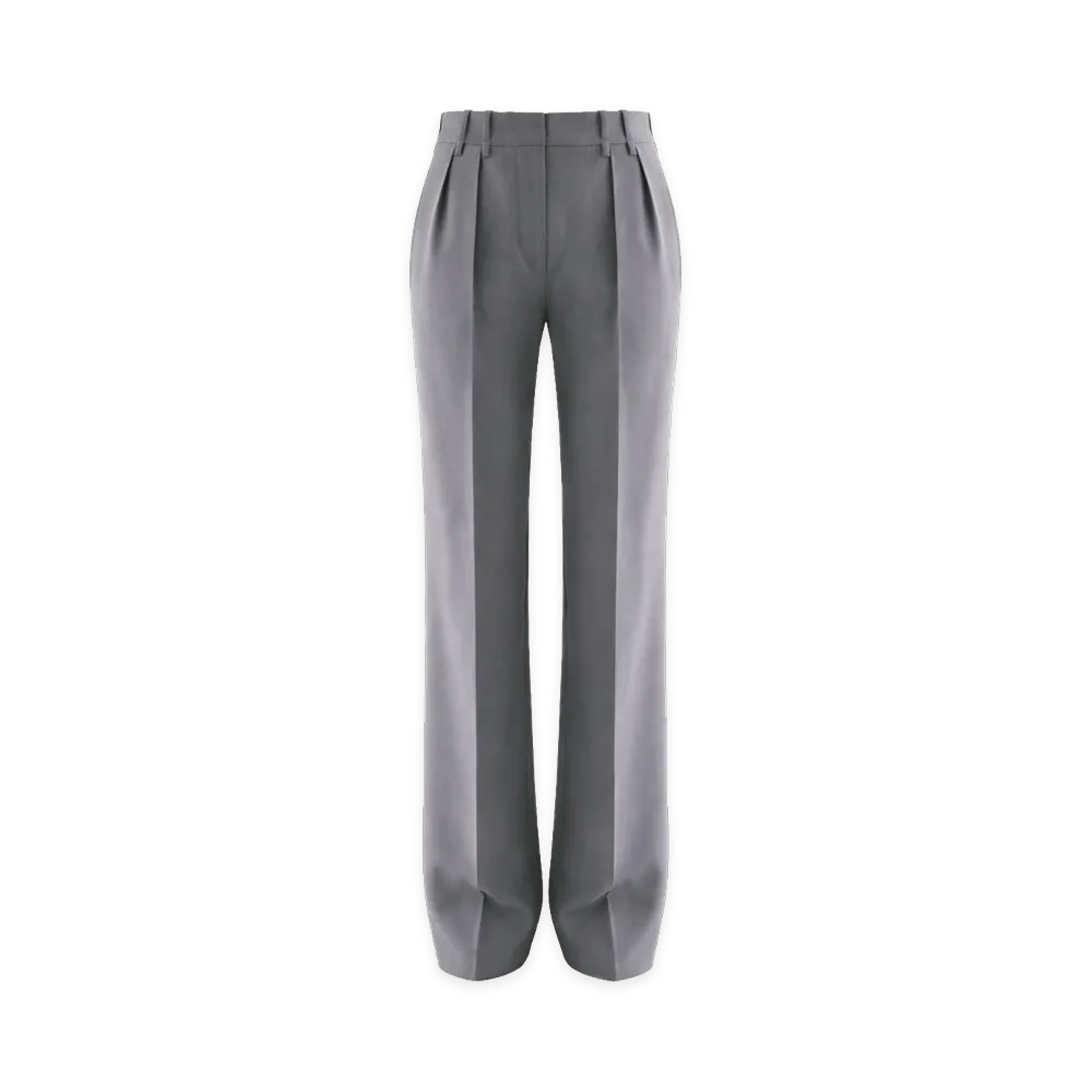 Jil Sander Wool Gabardine Pants "Gray"
