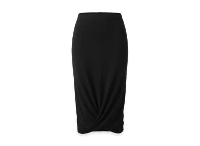 Jil Sander Women's Elastic Long Skirt "Black"