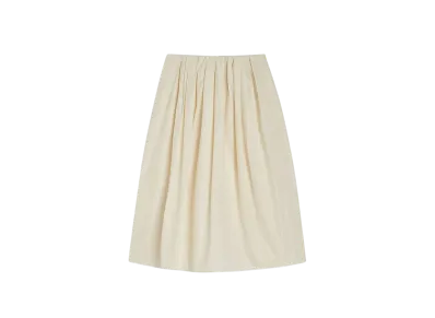 Jil Sander Women's Pleated Skirt "Pale Clay"