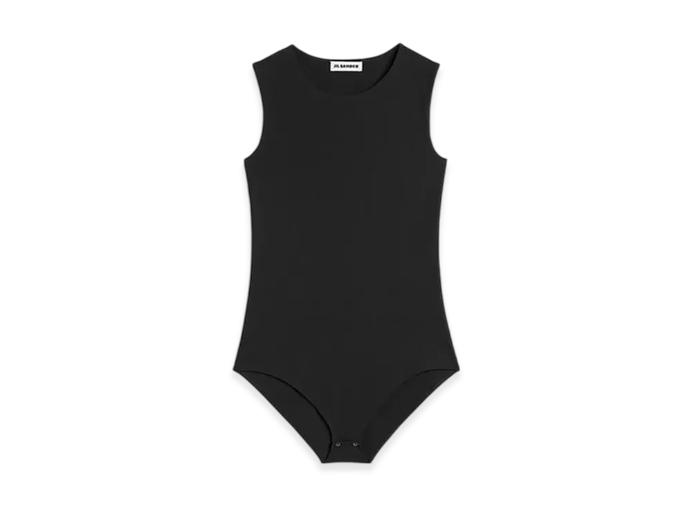 Jil Sander Jersey Bodysuit "Black"