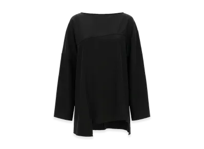 Jil Sander Women's Asymmetrical Top "Black"