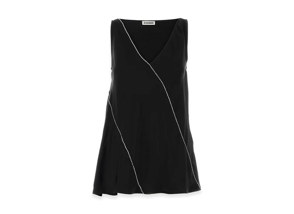 Jil Sander Women's Viscose Top "Black"