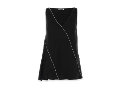Jil Sander Women's Viscose Top "Black"