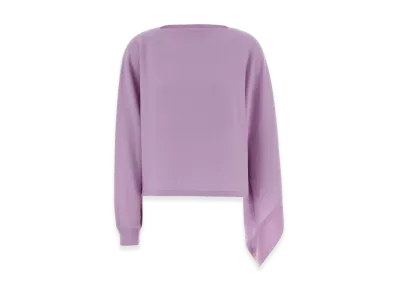 Jil Sander Women's Lilac Wool Cape "Purple"