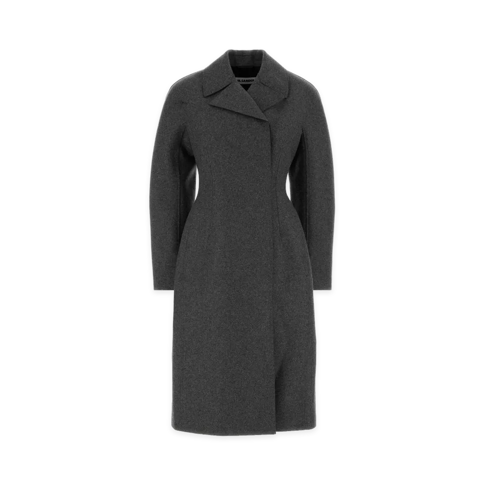 Jil Sander Wool Coat "Dark Grey"