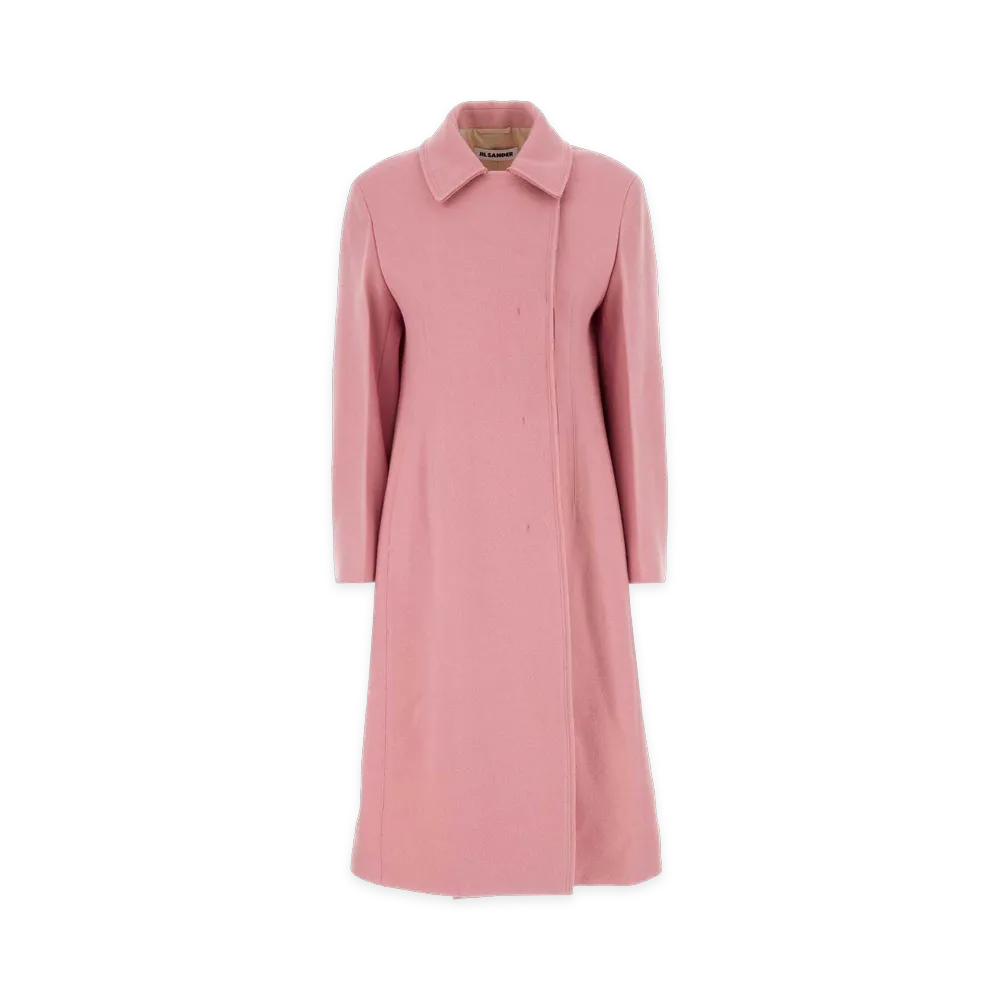 Jil Sander Wool Coat "Pink"
