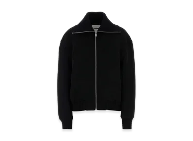 Jil Sander Women's Wool Blend Bomber Jacket "Black"