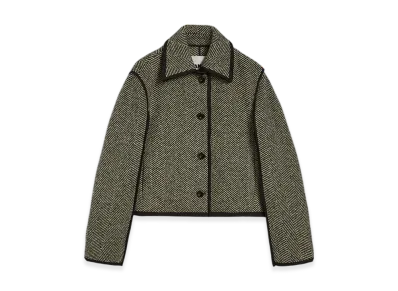 Jil Sander Wool Tweed Jacket "Military Speckle"