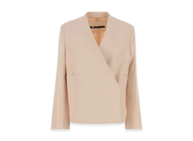 Jil Sander Women's Wool Blazer "Pastel Pink"