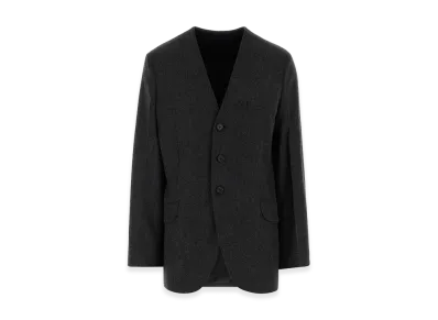 Jil Sander Women's Wool Blazer "Gray/Charcoal"