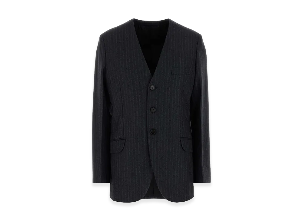 Jil Sander Women's Embroidered Wool Blazer "Black"