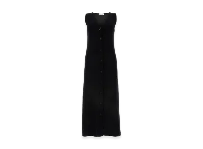 Jil Sander Women's Stretch Cotton Blend Dress "Black"