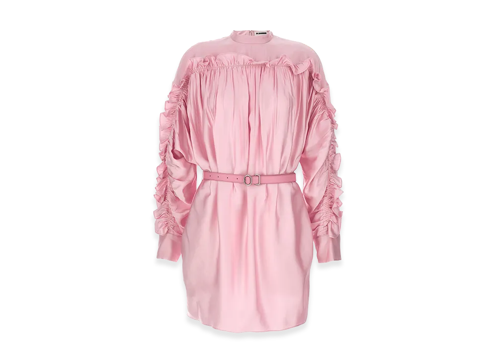 Jil Sander Women's '129' Dress "Pink"