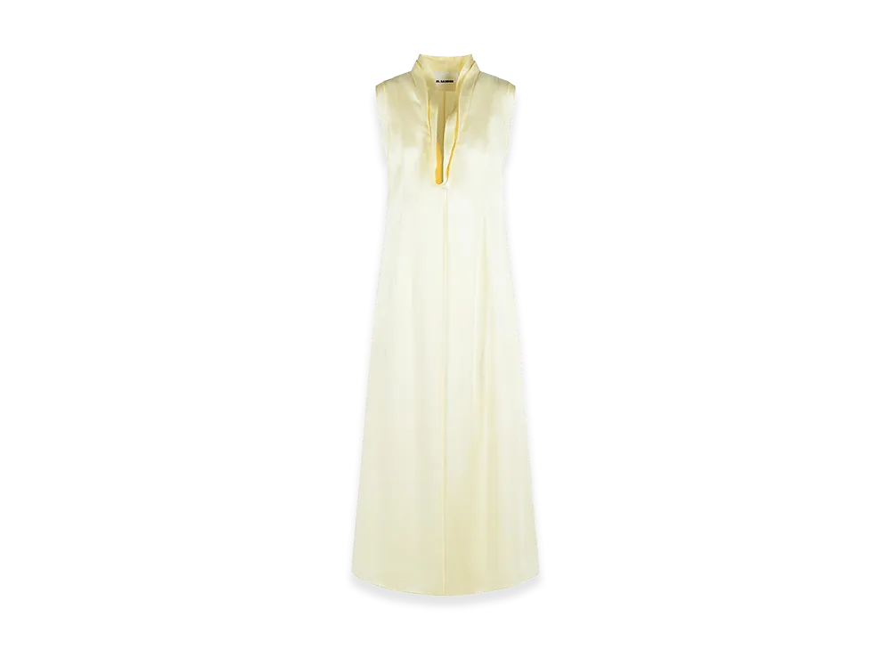 Jil Sander Women's Acetate And Viscose Dress "White/Ivory"