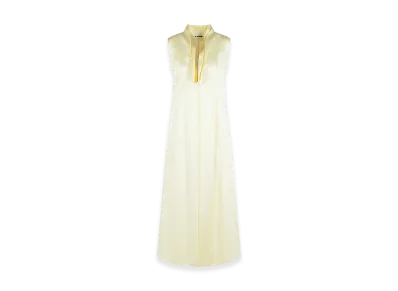 Jil Sander Women's Acetate And Viscose Dress "White/Ivory"