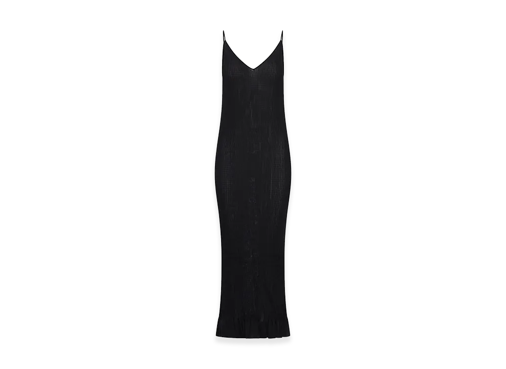 Jil Sander Women's Dress With Ruffles At The Bottom "Black"