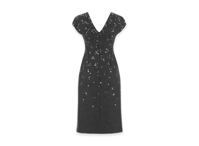 Jil Sander Women's Felt Dress "Dark Grey"