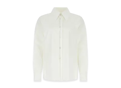 Jil Sander Women's Poplin Oversize Shirt "White"