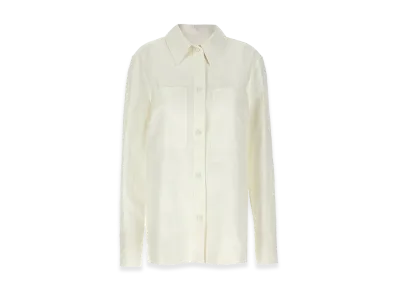 Jil Sander Women's Linen Shirt "White"