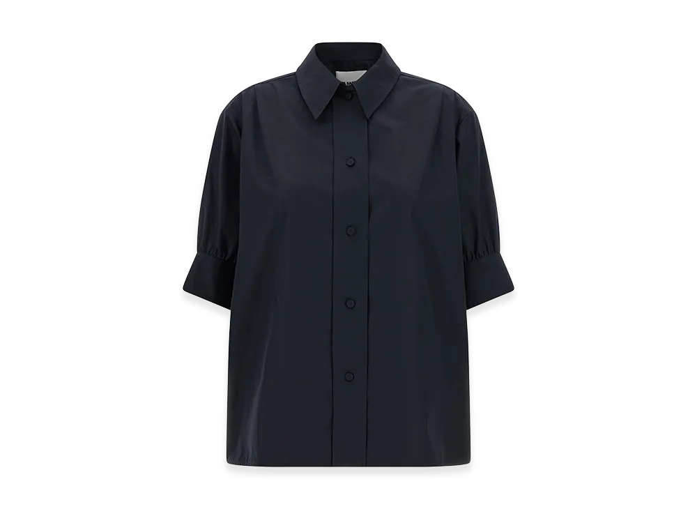 Jil Sander Women's Cotton Shirt "Blue"