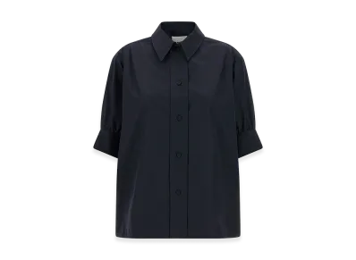 Jil Sander Women's Cotton Shirt "Blue"