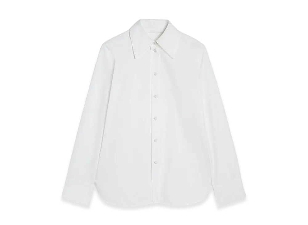 Jil Sander Cotton Poplin Shirt "Optic White"
