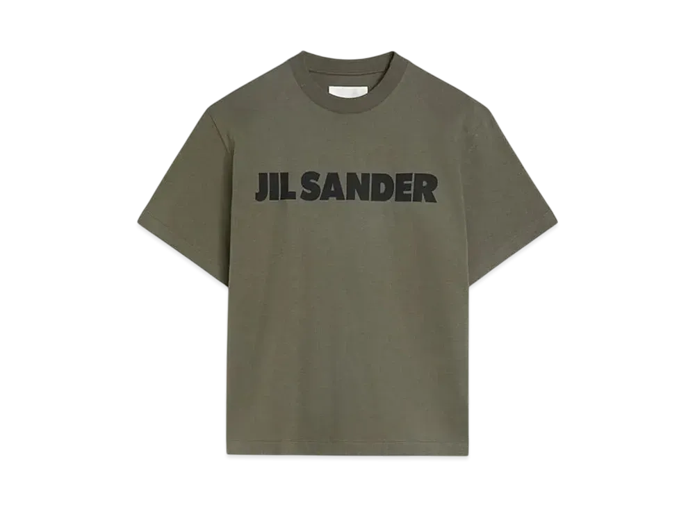 Jil Sander Women's Logo T-Shirt "Thyme Green"