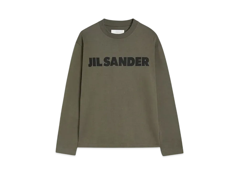 Jil Sander Women's Logo T-Shirt "Thyme Green"