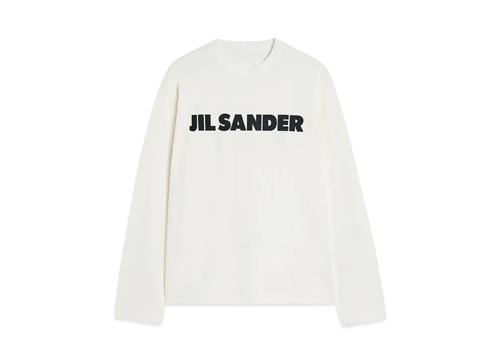 Jil Sander Women's Logo T-Shirt "Porcelain"