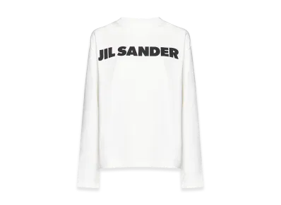 Jil Sander Women's Cotton Long Sleeve Tee "White"