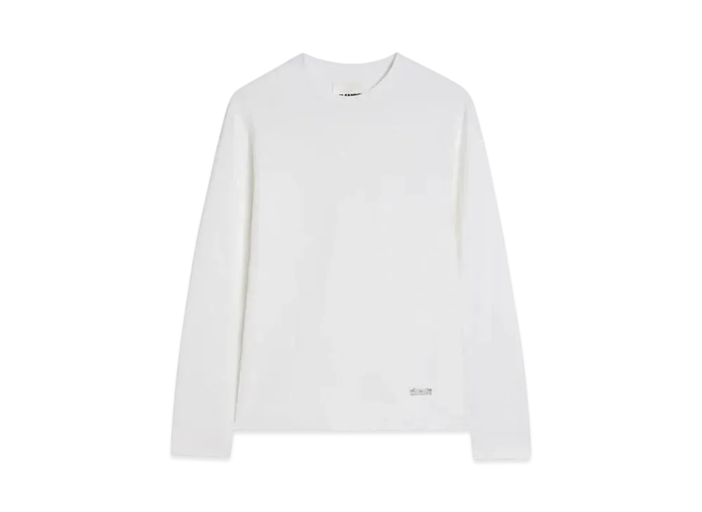 Jil Sander Women's Crew-Neck T-Shirt "Porcelain"