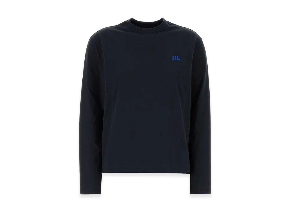 Jil Sander Women's Cotton T-Shirt "Midnight Blue"