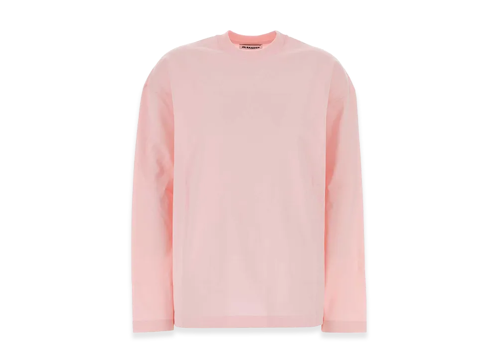 Jil Sander Women's Cotton T-Shirt "Pink"