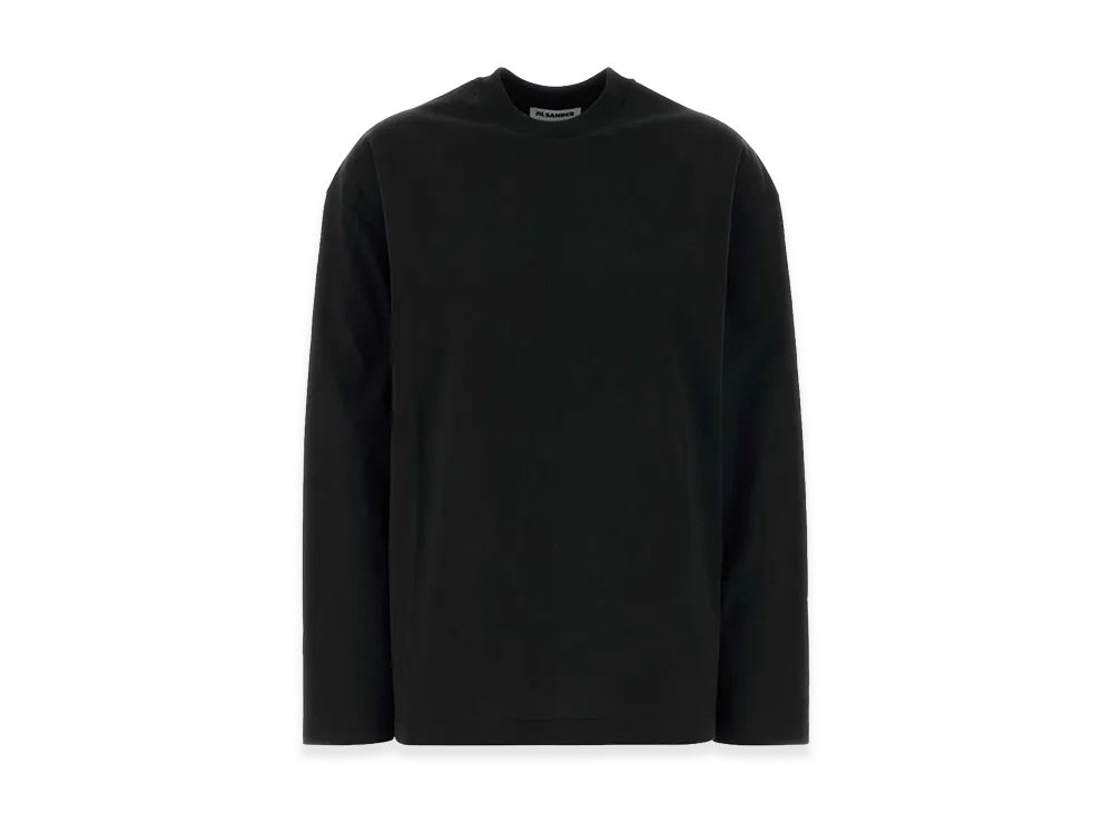 Jil Sander Women's Long Sleeve T-Shirts "Black"