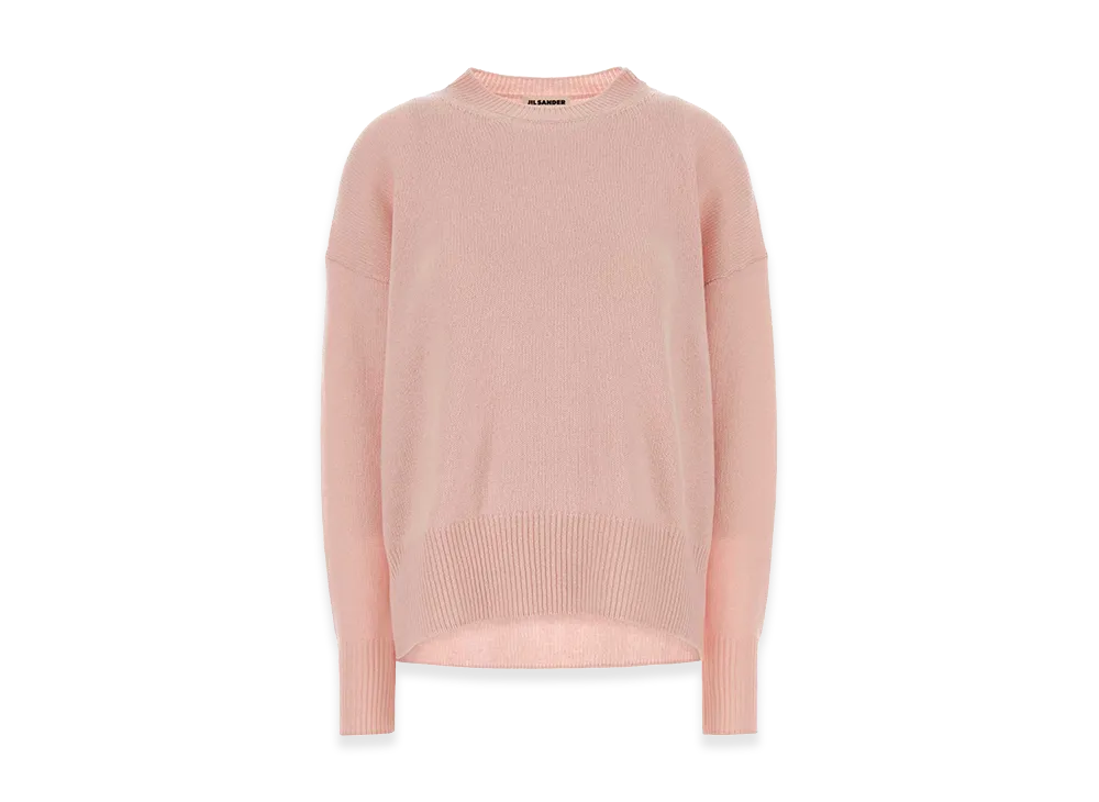 Jil Sander Women's Cashmere Oversize Sweater "Pink"