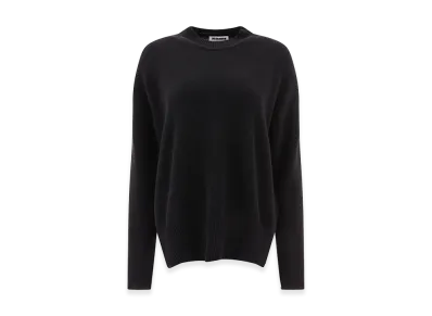 Jil Sander Women's Superfine Cashmere Sweater "Black"