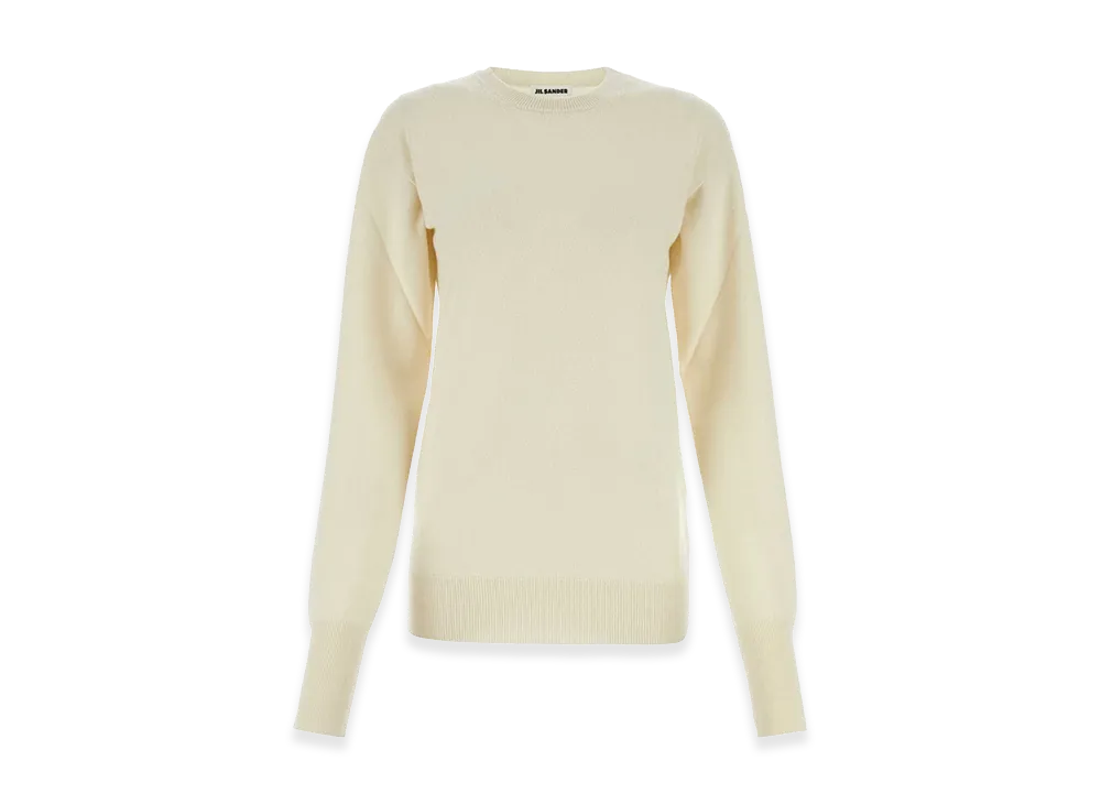 Jil Sander Women's Cashmere Sweater "Ivory"