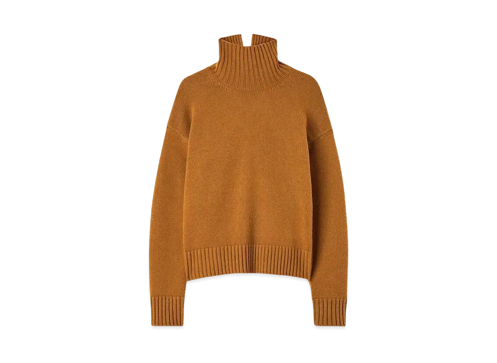 Jil Sander Women's High-Neck Sweater "Brass"