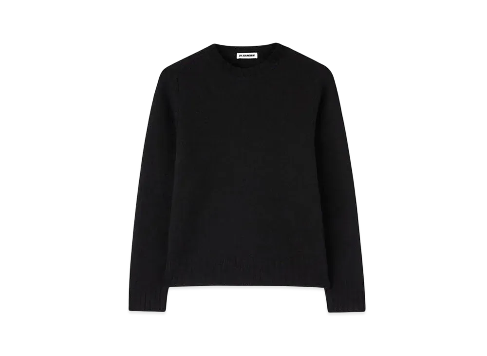 Jil Sander Women's Crew-Neck Sweater "Black"