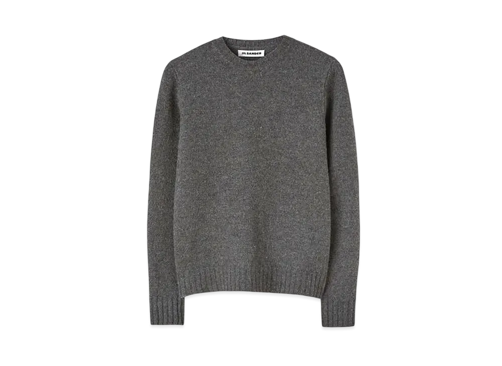 Jil Sander Women's Crew-Neck Sweater "Ash Gray"