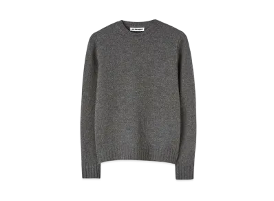 Jil Sander Women's Crew-Neck Sweater "Ash Gray"