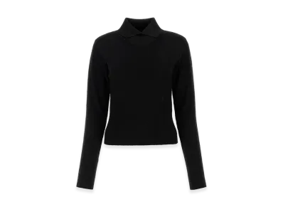 Jil Sander Women's Wool Blend Sweater "Black"