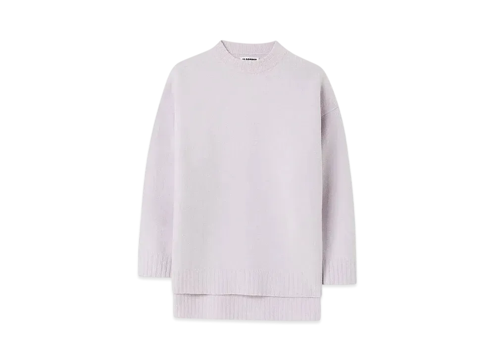 Jil Sander Women's Crew-Neck Sweater "Lilac Sky"