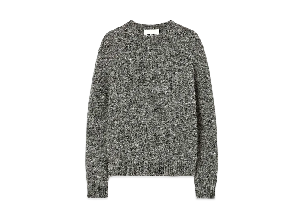 Jil Sander Women's Crew-Neck Sweater "Asphalt"