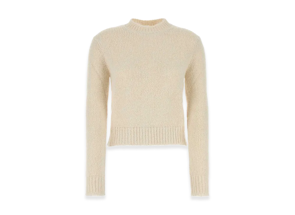 Jil Sander Women's Alpaca Blend Sweater "Ivory"