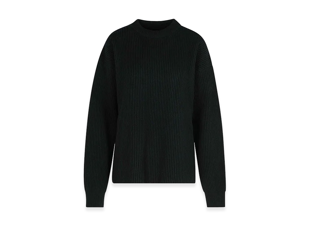 Jil Sander Women's Wool Crew Neck Sweater "Black"