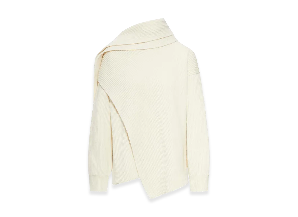 Jil Sander Women's Wool Sweater "Ivory"