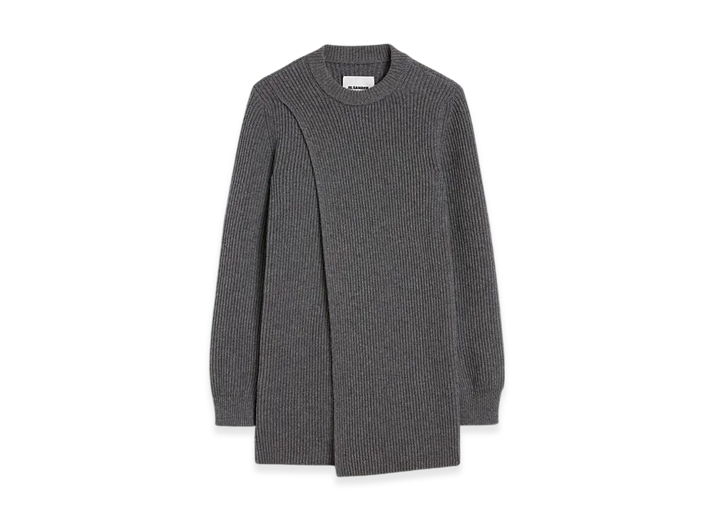 Jil Sander Midweight Wool Mini Dress "Koala"