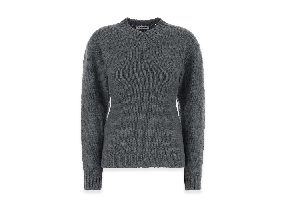 Jil Sander Women's Wool Sweater "Gray"